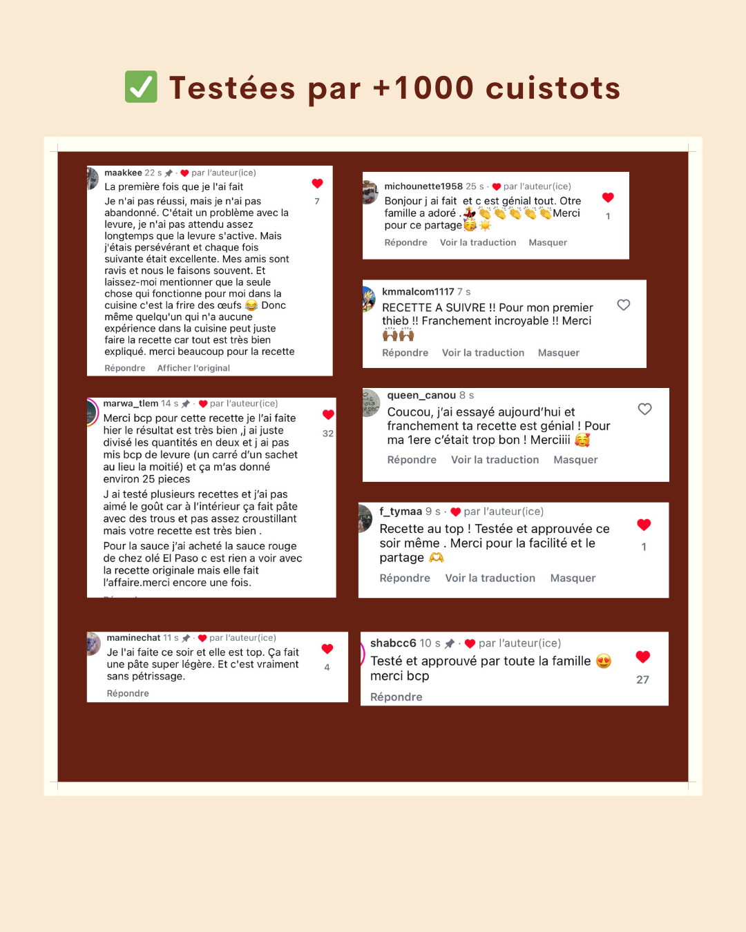 Mes recettes du quotidien SANS ROBOT